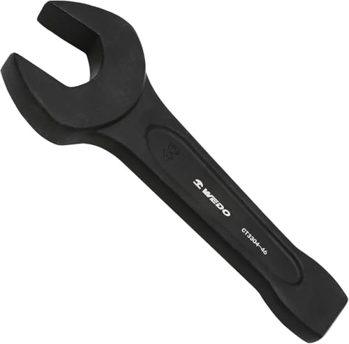 WEDO Chiave inglese di impatto dell'estremità aperta di 38mm,Chiave per bombola,chiave a bottiglia,lunghezza 220mm,40CRV,rana morta una volta sola,alta resistenza,resistenza all'usura