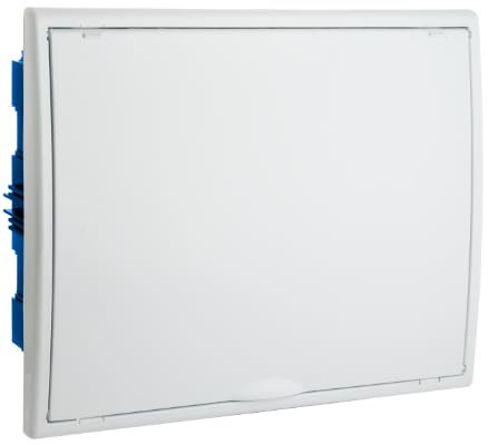 Cuadro eléctrico empotrar pladur 24 elementos + 4 precintables marco y puerta BLANCO SOLERA 82