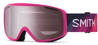 SMITH Rally Goggles with Carbonic-x Lens – Performance Snowsports Goggles for Skiing & Snowboarding – For Men & Women – Lectric Flamingo Supernova + Ignitor Mirror Lens