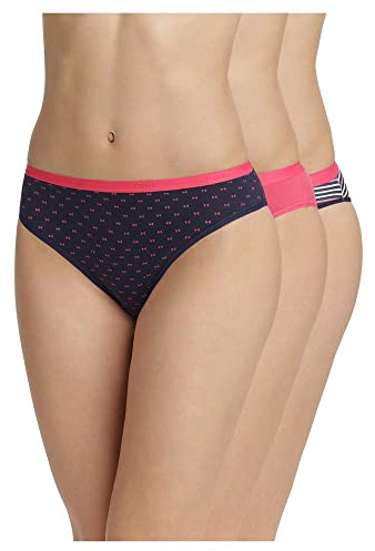 Dim Pack De Braguitas De Algodón Les Pockets Mujer x3