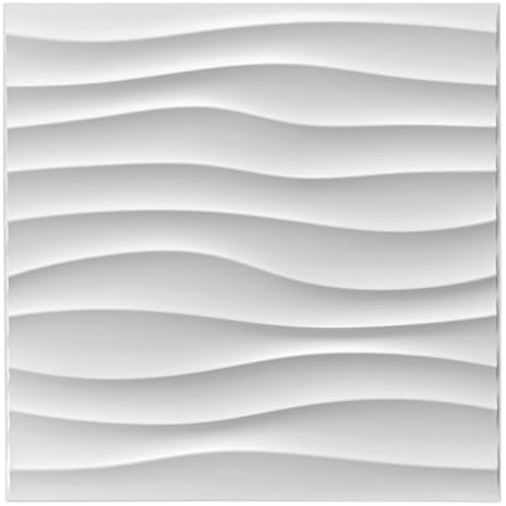Pannelli 3D murali decorativi in ​​plastica PVC per pareti & per soffitto >50 cm x 50 cm< effetto 3D, impermeabili, duri. Spessore 1mm
