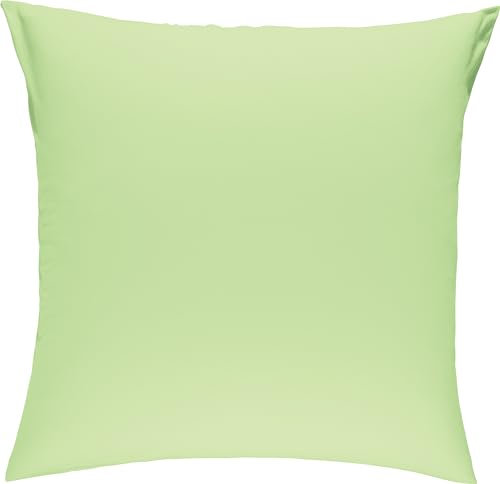 Erwin Müller Kissenbezug Traunstein Single-Jersey lindgrün Größe 80x80 cm
