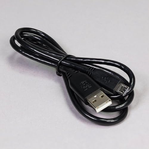 Raspberry Pi USB A to Micro USB Cable 1M Black (789-210625001), SC0732
