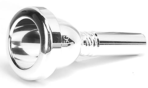 Embout de Trombone 5G Tenor, Grande Tige en Métal, Stable et Beau, Accessoire Vocal de Remplacement TR‑03 (SILVER)