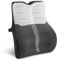 Quirlig Coussin Lombaire Voiture, Coussin de Soutien Lombaire, Mousse à Mémoire de Forme Coussin Dorsal Ergonomique pour Bureau Chaise, Gris