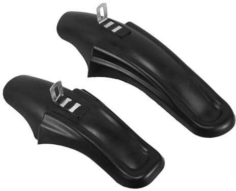 Gatuida Garde-Boue VTT Léger en Plastique Noir, Résistant la Déformation, Design Élégant et Minimaliste pour Accessoires de Vélo de Montagne en Sport Outdoor