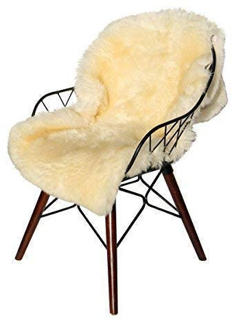 Schaffell Lammfell Merino Fell Naturfell Creme ökologisch gegerbt Größe 110-120