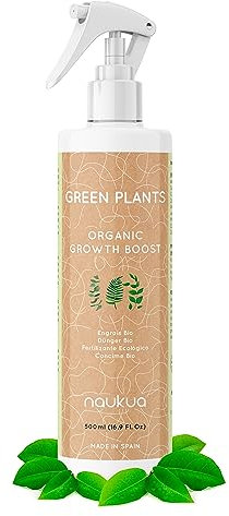 500ml Engrais Bio Plantes Vertes - Intérieur et Extérieur - Feuilles et Racines Saines, Fortes et Vigoureuses - Fertilisant et Stimulateur de Croissance - Spray Prêt à l'Emploi