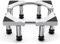DEWEL Socle Lave Linge Base de Machine à Laver Réglable avec 8 Pieds Support Charge Maximale 500KG Longueur Ajustable 43-57CM Hauteur 18-20CM Réduction du Brit Effec