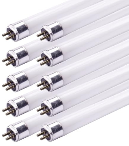 NCC-Licht 10 x Leuchtstofflampe Röhre T5 HO 1449mm 49W/827 G5 warmweiß 2700K