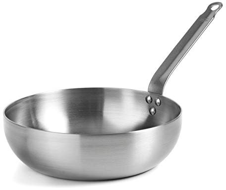 LACOR - Sartén Honda Ferrum, Hierro, Sin Antiadherente, Ø 28 cm