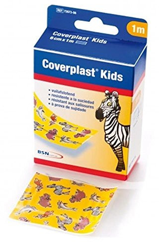 BSN Medical Leukoplast Kids Zoo Klebeverband, 6 cm x 1 m