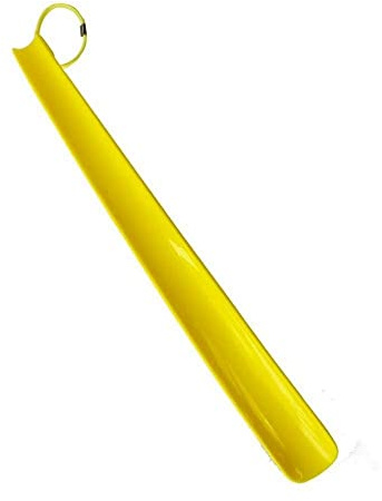 Calzador de plástico para zapatos, 43 cm, Amarillo, Mobiclinic