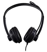 Nilox, Cuffia PC USB Multifunzione, Cuffie PC per la Scuola e l'Ufficio, con Presa USB e Comodi Padiglioni Avvolgenti per il Massimo Comfort, Dotate di Tasto Mute per Gestione del Volume