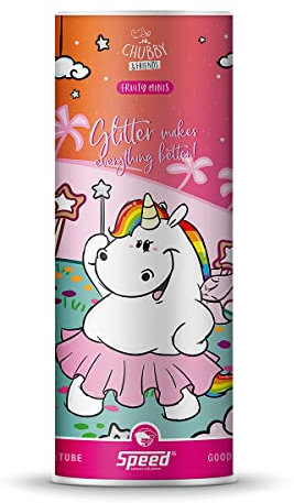 Speed GOODIETUBE Glitter Makes Everything Better, 800 g, fruchtiger Pferdeleckerli-Mix, glitzernde Pummeleinhorn-Goodietube