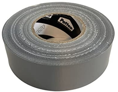 Pattex Crocodile Power Klebeband, starkes Gewebeband mit doppelter Dicke, extreme Widerstandsfähigkeit, Duct Tape für verschiedene Materialien, silber, 1 x 10m