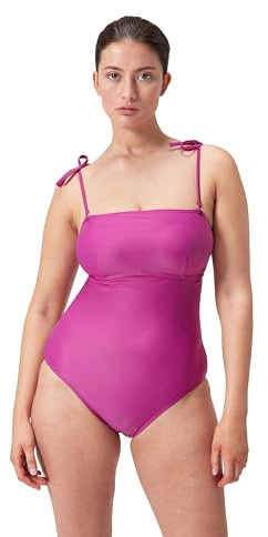 Speedo Shaping Bandeau 1 Piece Bañador, por Mujer, Rosa, 40