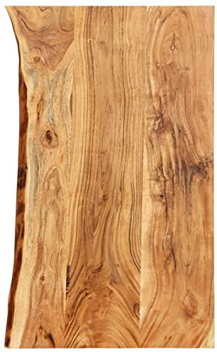 ZEYUAN Dessus de Meuble-lavabo de Salle de Bain Acacia 100x52x3,8 cm,Vasque À Poser Salle De Bain,Lavabo Salle De Bain