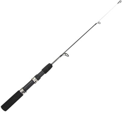 EIS Angelrute, Teleskop Eisrute mit Silikongriff, Carbon Einziehbare Mini Angelrute für Süßwasser Salzwasser Männer und Frauen