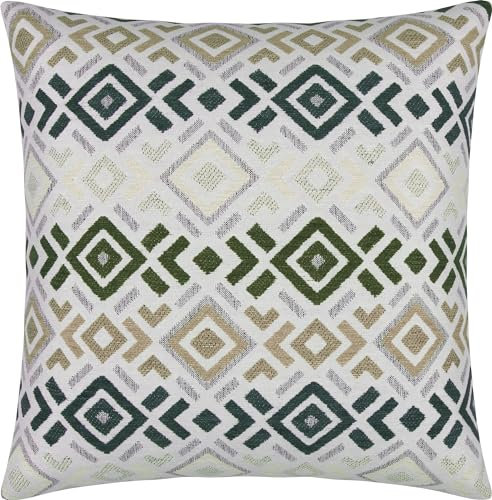 Erwin Müller Kissenhülle York Boho Chenille grün Größe 50x50 cm