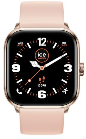 Ice-Watch - Ice Smart 2.0 Rose-Gold Nude - Montre Rose pour Femme avec Bracelet en Silicone - 023067 (1.7 Pouces)