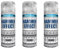 PEBBLE HUG Hammer Effect Silver Spray Paint, Durable, Fast-Drying, DIY Projects, Restoration, Craftwork, Wood, Metal, Plaster, Ideal For Both Indoor And Outdoor, 400ml, (3 Pcs)