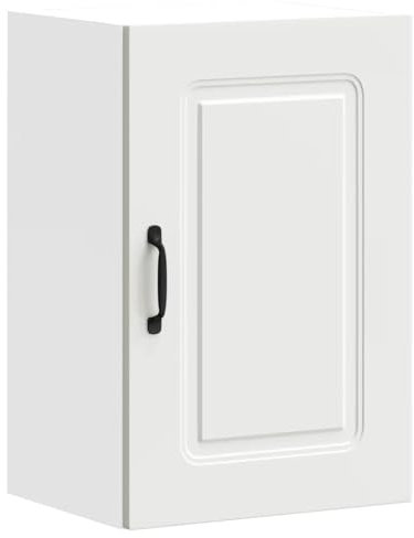 vidaXL Küchen-Hängeschrank Kalmar Weiß Holzwerkstoff, Wandschrank Küche, Wandschrank, Oberschrank, Küchenschrank, Hängeschrank, Oberschrank Küche