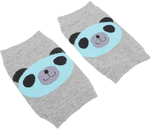 MOLUCKFU Genouillères Confortables Protège-genoux Adaptés 19-35cm pour Bébé en Coton Peigné pour Tapis de Ramper Vacances