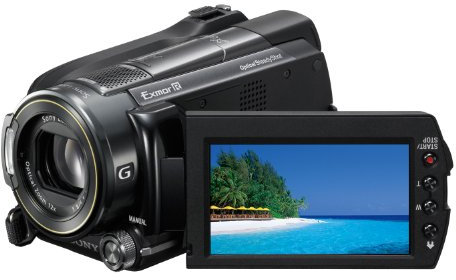 Sony HDR-XR520VE HD-Camcorder (Memory Stick, 12-Fach optischer Zoom, 240 GB interner Speicher, 8,1 cm (3,2 Zoll) Display, Bildstabilisator, Touchscreen, Geotagging) schwarz
