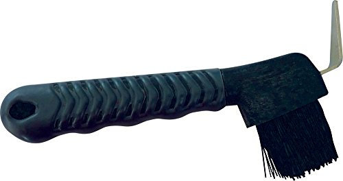 EKKIA Hufkratzer SOFT HAND (schwarz / Gummi grau)