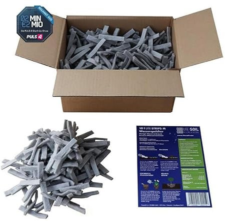 Wasserspeicher für Pflanzen LITE-Strips PP nachhaltig/wiederverwendbar (10 L) - LITE-SOIL bekannt aus 2MIN2MIO