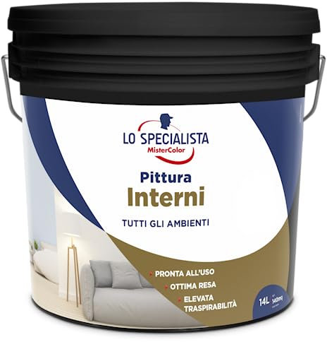 Lo Specialista Mistercolor Pittura Interni Bianca 14 L