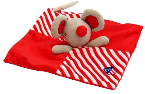 Atlético de Madrid - Doudou Infantil, Peluche para Niños y Niñas, Color Rojo (CyP Brands)