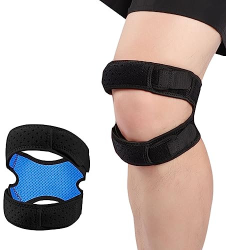 SONGQEE Upgraded Patella Tendon Knee Strap for Women, Breathable Knee Support Brace Compression Knee Sleeve Support for Arthritis, Joint Pain, Squats, Jumper, Running, Kneepads for Sport Protecter
