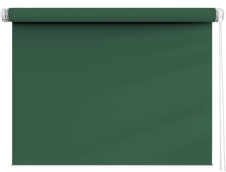 Verdunklungsrollo 120 x 140 cm, Blickdicht Sichtschutz Sonnenschutz, Aluminium Jalousie, Klemmfix ohne Bohren, für Fenster & Tür, Dunkelgrün