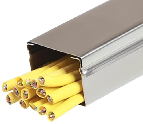 Kabelkanal Kabelkanal Aus Edelstahl Kabelabdeckung, Metall Kabelabdeckung Kanäle/ Hochbelastbarer Kabelschutz Für Den Boden, Verhindert Stolpergefahren Für Haus Oder Außenbereiche ( Color : S304 , Siz