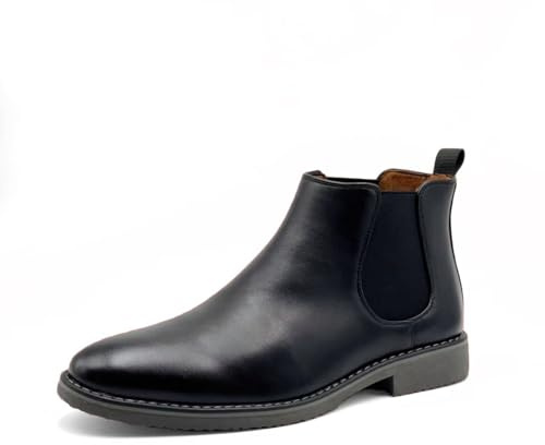 Finishing & Sewing Bottines Chelsea pour homme, Smart Casual à enfiler