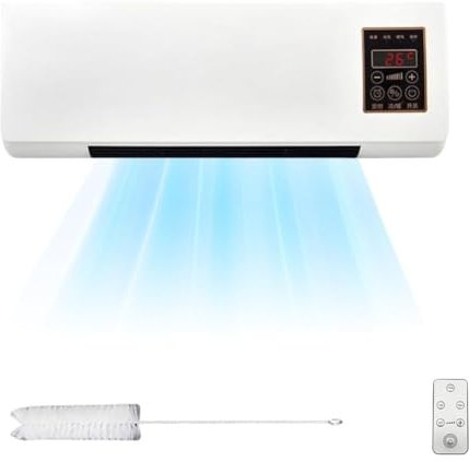 SXZLXQJY Aire Acondicionado portátil Climafy Split MAX, enfriamiento y Calentamiento rápidos, Control Remoto, Montaje en Pared o Escritorio silencioso, sin instalación, Ideal for el hogar.(C)