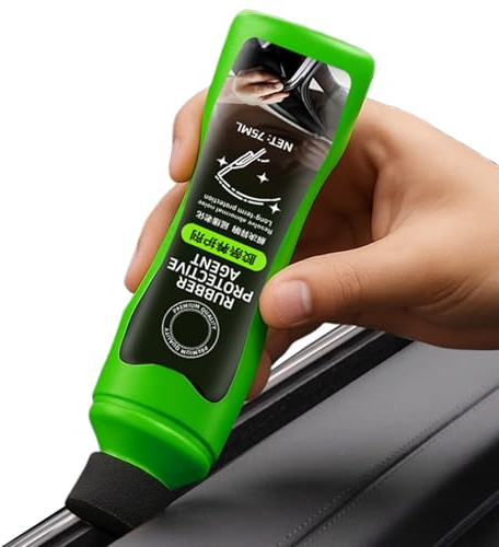 Generico Ripristinatore Guarnizioni Auto | 75 ml Agente Rinnovatore | Ripristinante Guarnizioni con Applicatore A Spugna | per Esterno Interno Veicolo Bordo Finestrino Porta Cofano
