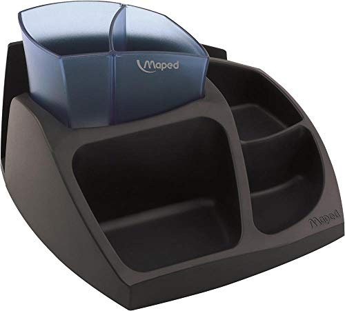 Schreibtisch-Butler Compact Office Schwarz/Bl