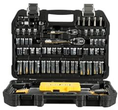 DEWALT 108PC 14/38DR Socket Set PTA, Blend, Multi