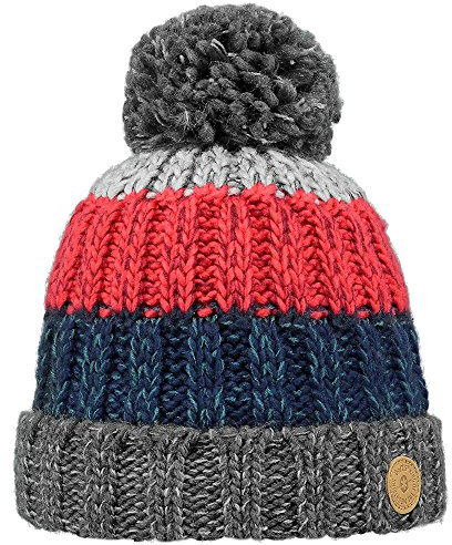 Barts Unisex Baby Wilhelm Baskenmütze, Grau (Antracite), One Size (Herstellergröße: 55)