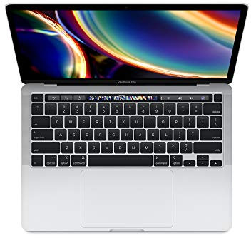 2020 Apple MacBook Pro (13, Intel i5 Chip, 16 GB RAM, 512 GB SSD Lager, Magic Keyboard, Vier Thunderbolt 3 Anschlüsse) - Silber