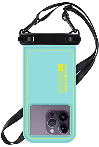 MR.LUYU Funda Impermeable Móvil, IPX8 Flotante Universal Bolsa para Móvil Estanca Funda Agua Movil para iPhone 14 Pro MAX 13 Pro 12 11 Galaxy S23 S22 S21 S20 Xiaomi Redmi Huawei hasta 6,7''