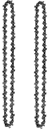 Catena per mini motosega BULLA da 8 pollici per barra di guida da 8 pollici (2 pezzi) (Modello: TD6-8) (8 POLLICI (TD6-8))
