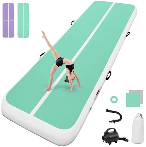 airtrack matte mit elektrischer Luftpumpe 10cm hoch 3 M Tumbling Matten Aufblasbare turnmatte Matte gymnastikmatte Yogamatte Camping Trainingsmatte