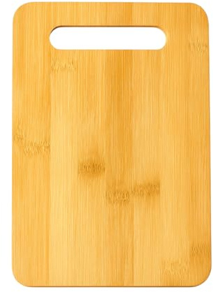 PinoLab Tagliere in Legno naturale 24×16 cm – Tavoletta da Cucina per Affettare Alimenti, Servire Aperitivi e Degustazioni – Tagliere Leggero, Resistente, Naturale con Manico Integrato