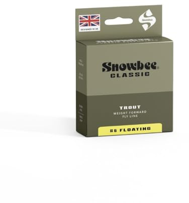 Snowbee Classic Floating Fly Line, Pale Yellow, WF5, Short Head Profile, Entry-Level Taper for Easy Casting and Turnover in Stillwater or River Fly Fishing