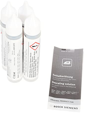 sparefixd für Bosch Dampfbügeleisen Entkalker Lösung 4er Pack Kalk