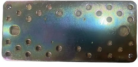 MAXI PIASTRA GIUNZIONE DIRITTA 200x90x3mm ACCIAIO ZINCATO x 20 PEZZI